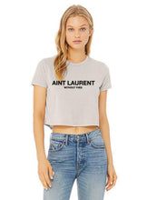 Load image into Gallery viewer, Aint Laurent Cropped T-shirt | Adult