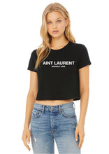 Load image into Gallery viewer, Aint Laurent Cropped T-shirt | Adult