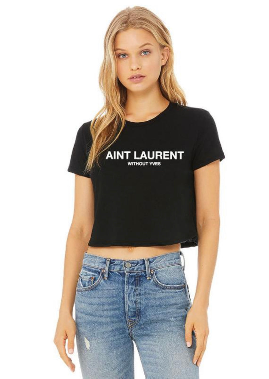 Aint Laurent Cropped T-shirt | Adult