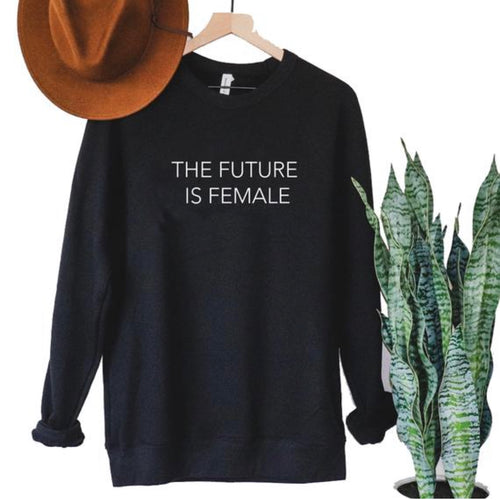 Future Is Female Bella + Canvas Crewneck Sweatshirt  | Long | Oversized