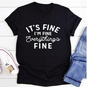 Everything’s Fine T-shirt | Adult