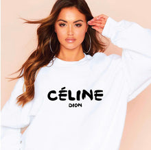 Load image into Gallery viewer, Celine Dion Crewneck | Sweatshirt | Oversized