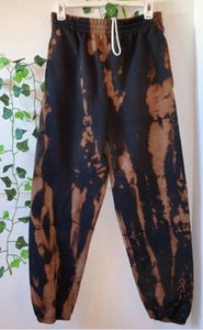 Adult Bleach Dyed Sweatpants | Oversized | Adult