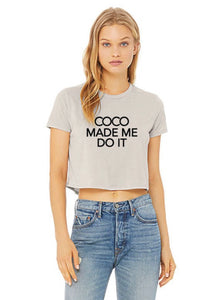 Coco Made Me Do It Cropped T-shirt | Adult