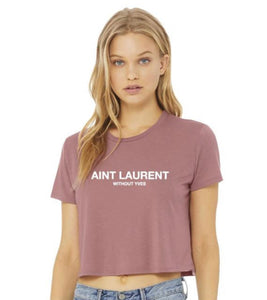 Aint Laurent Cropped T-shirt | Adult