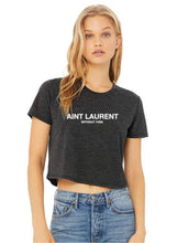 Load image into Gallery viewer, Aint Laurent Cropped T-shirt | Adult