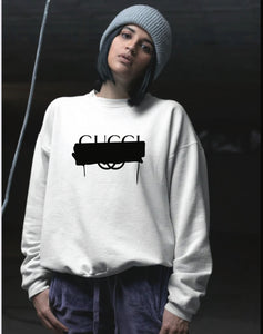 Gucci Graffiti Crewneck | Sweatshirt | Oversized